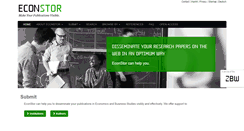 Desktop Screenshot of econstor.eu